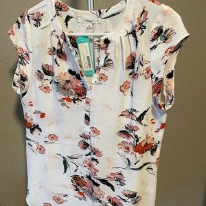 Stitch Fix - floral blouse - brand new with tags